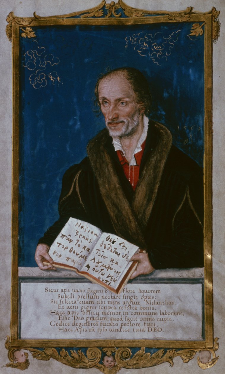 Philipp Melanchthon portréja alkotó: Lucas Cranach the Younger