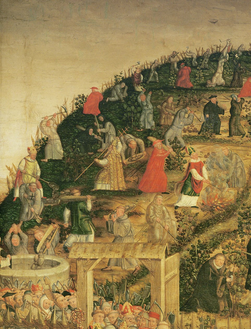Az Úr szőlője, 1569 (330498 részlete) alkotó: Lucas Cranach the Younger