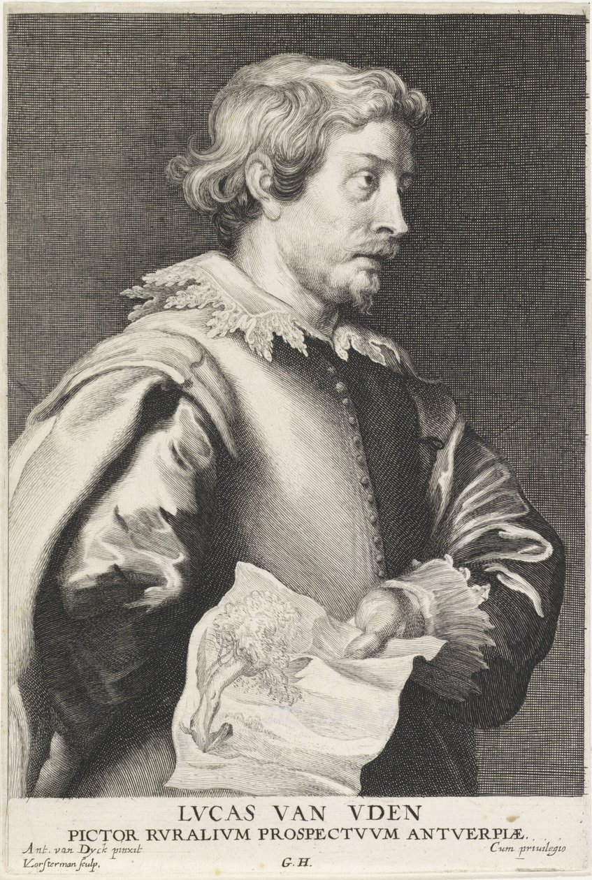 Lucas van Uden portréja alkotó: Lucas Vorsterman
