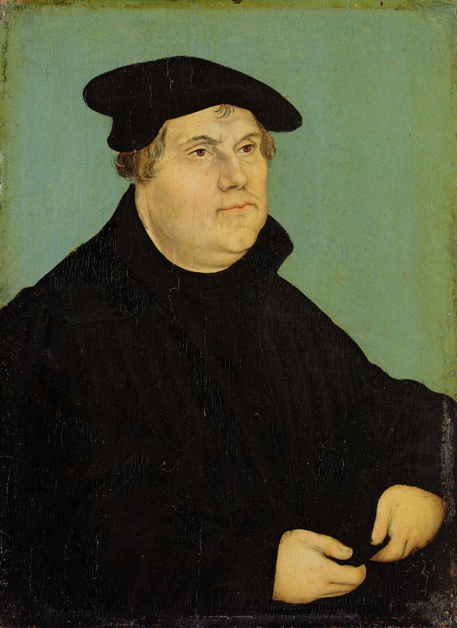 Luther Márton (1483-1546) portréja 1532 után alkotó: Lucas studio of Cranach