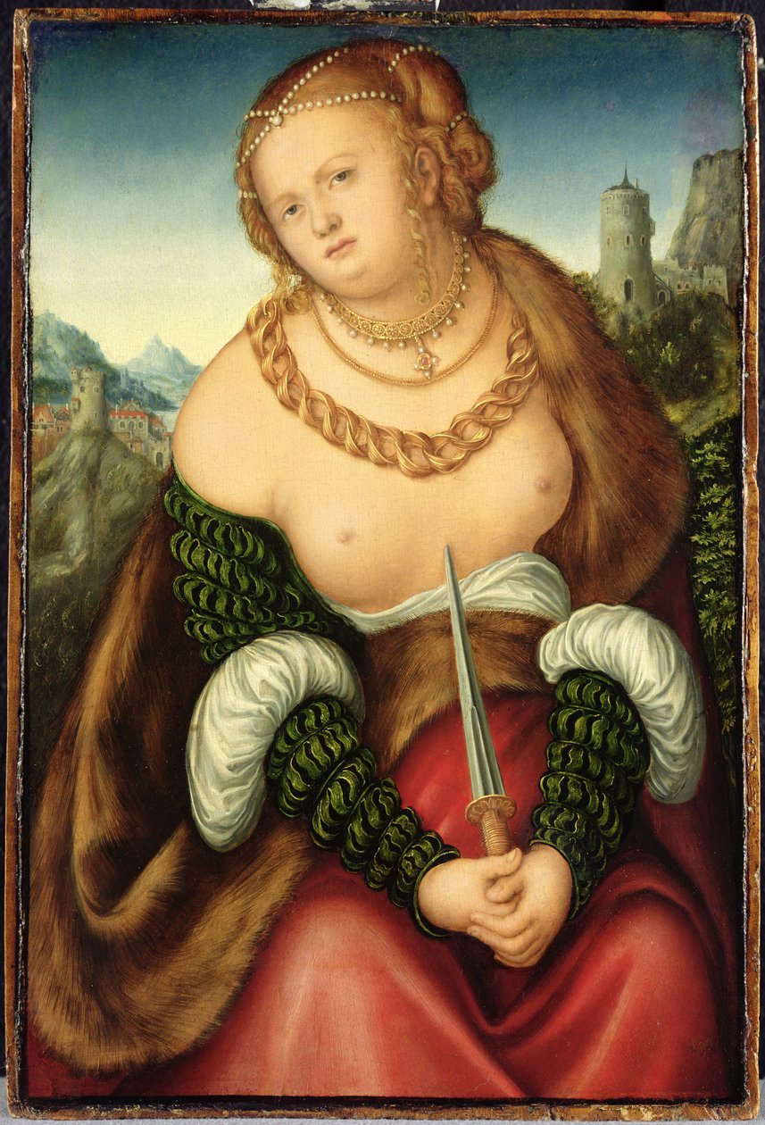 Lucretia halála alkotó: Lucas studio of Cranach