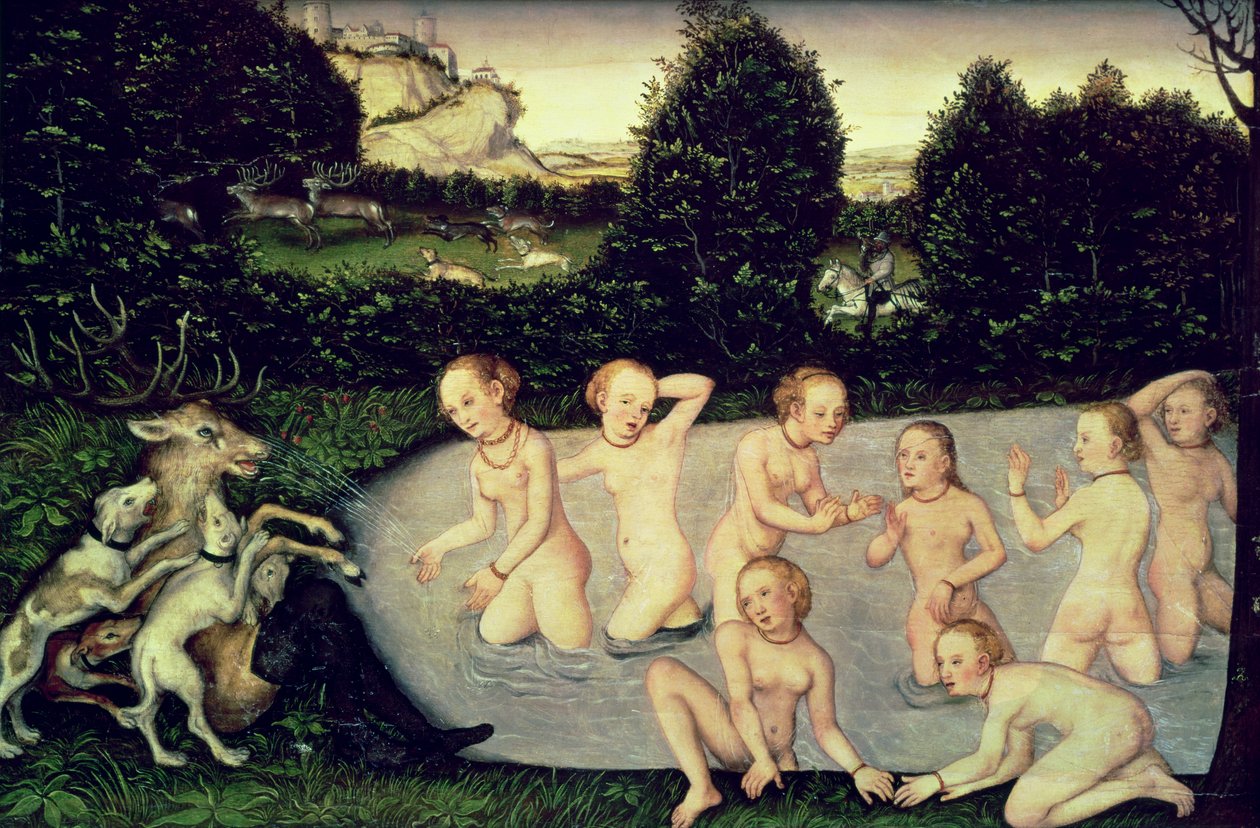 Diana és Actaeon alkotó: Lucas Cranach the Elder