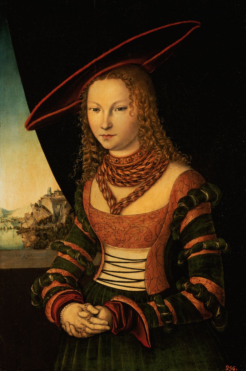 Női portré, 1526 alkotó: Lucas Cranach the Elder