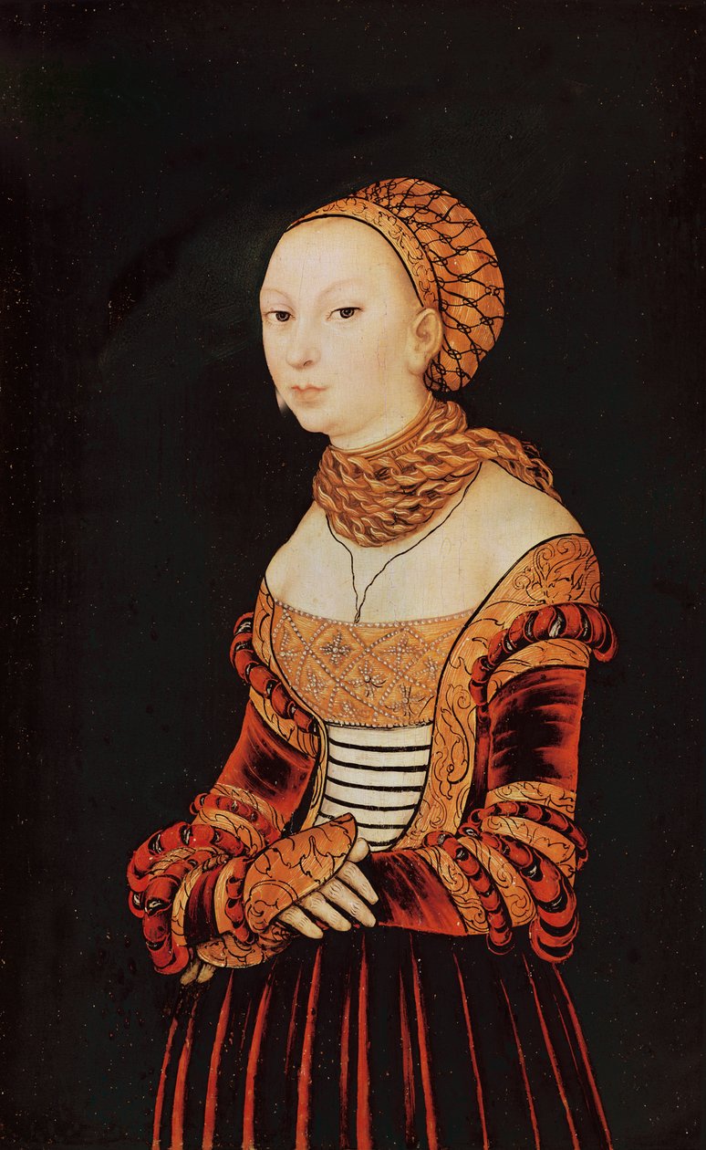 Fiatal nő portréja (olaj, fa) alkotó: Lucas Cranach the Elder