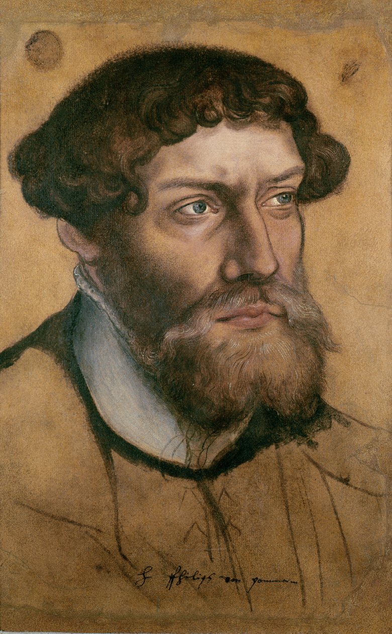 I. Fülöp, Pomeránia hercege (olaj, gouache és WC papíron) alkotó: Lucas the Younger Cranach