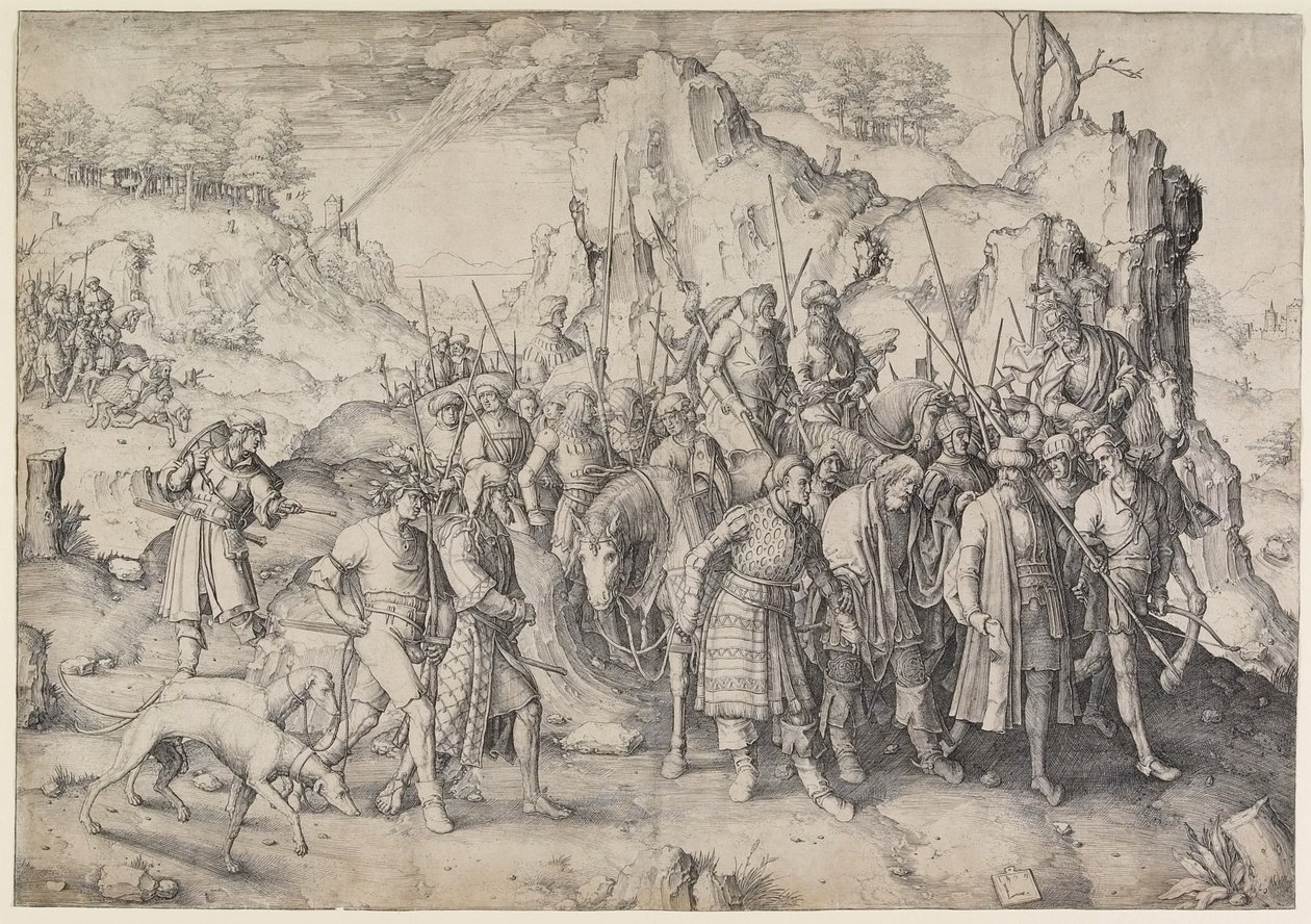 Szent Pál megtérése, 1509 alkotó: Lucas van Leyden