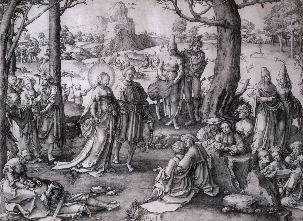 Szent Mária Magdolna tánca alkotó: Lucas van Leyden