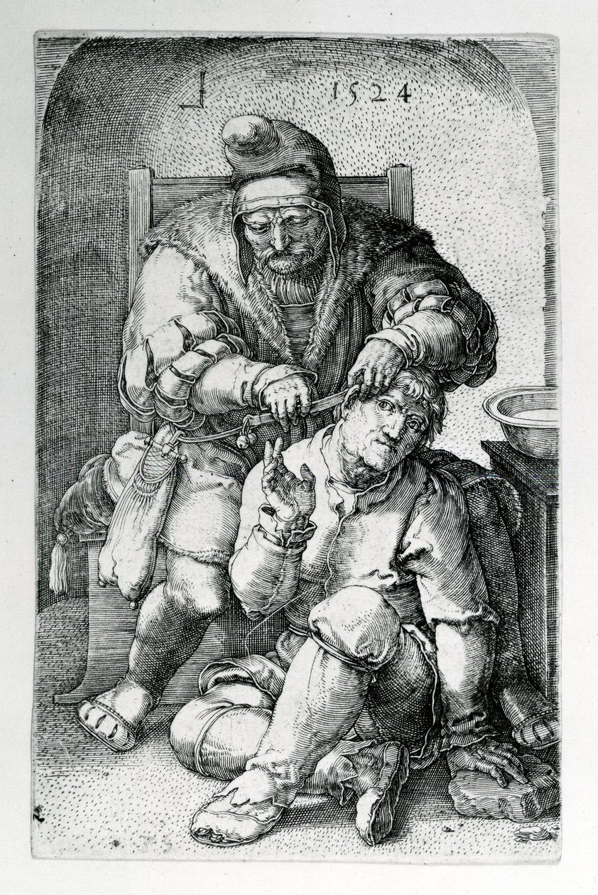 A sebész, 1524 alkotó: Lucas van Leyden
