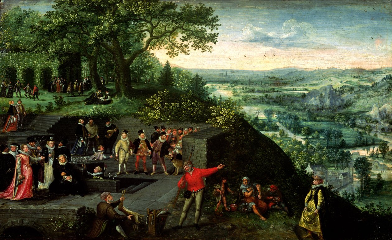 II. Rudolf (1552-1612) és a részeg, 1593 alkotó: Lucas van Valckenborch