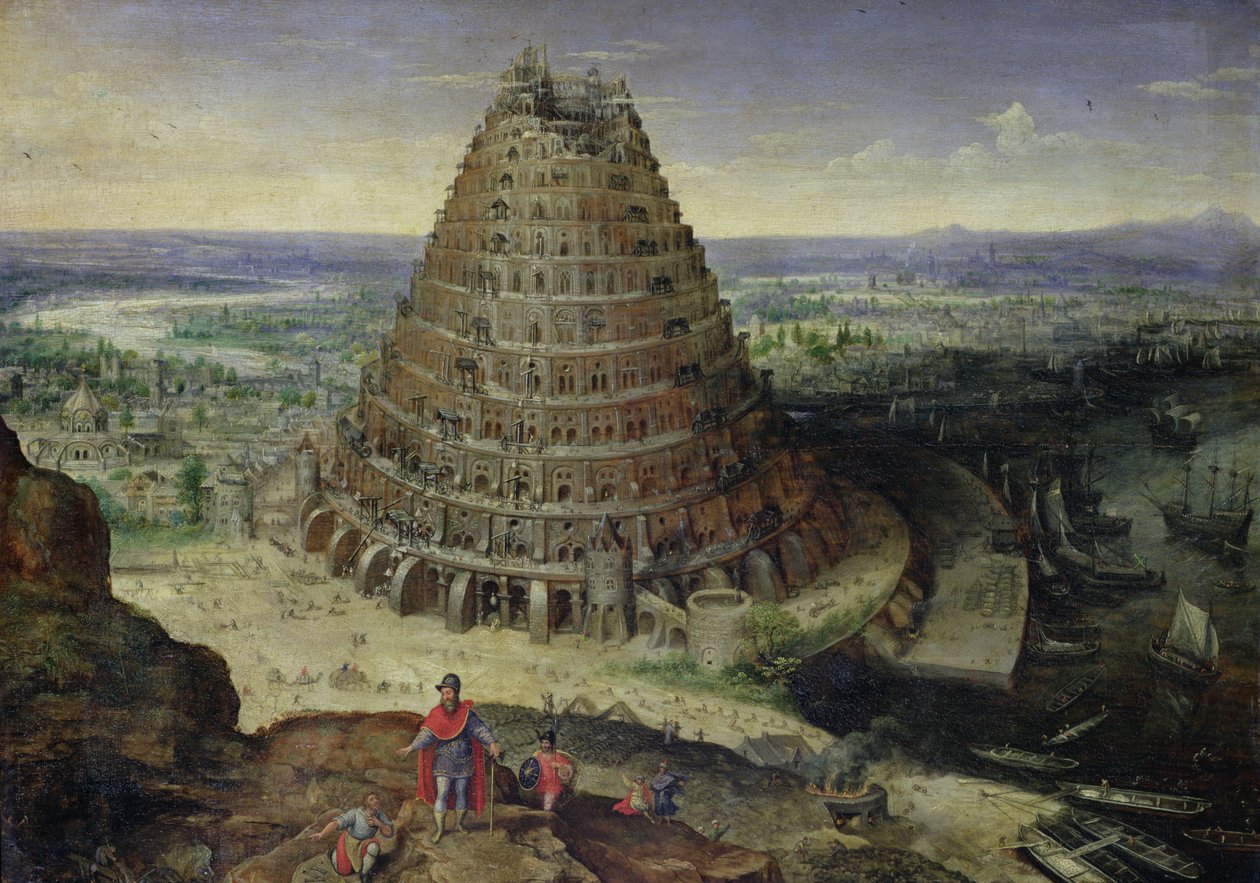 Bábel tornya, 1594 alkotó: Lucas van Valckenborch