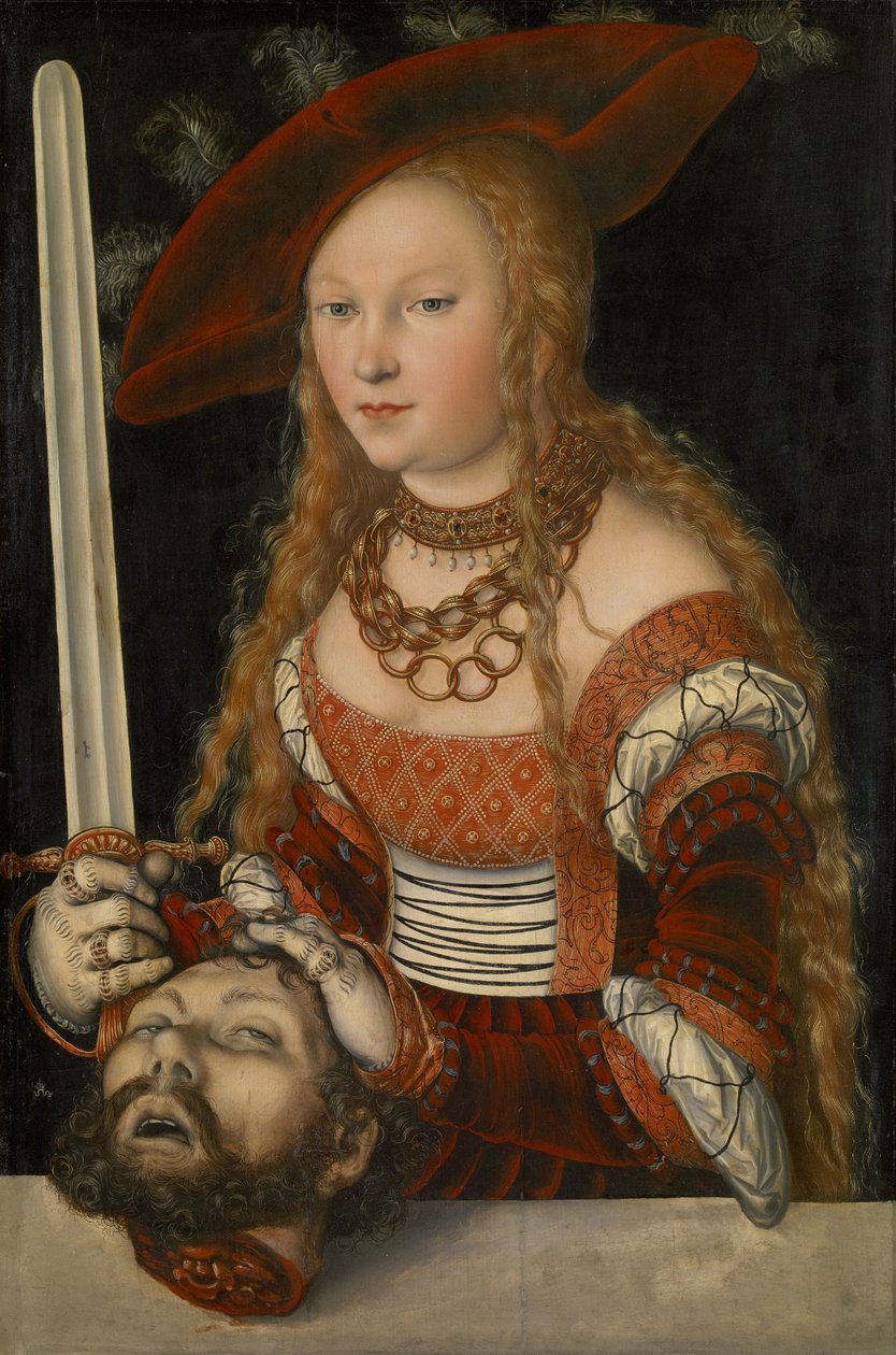 Judit a Holofernes fejével alkotó: Lucas Cranach the Elder