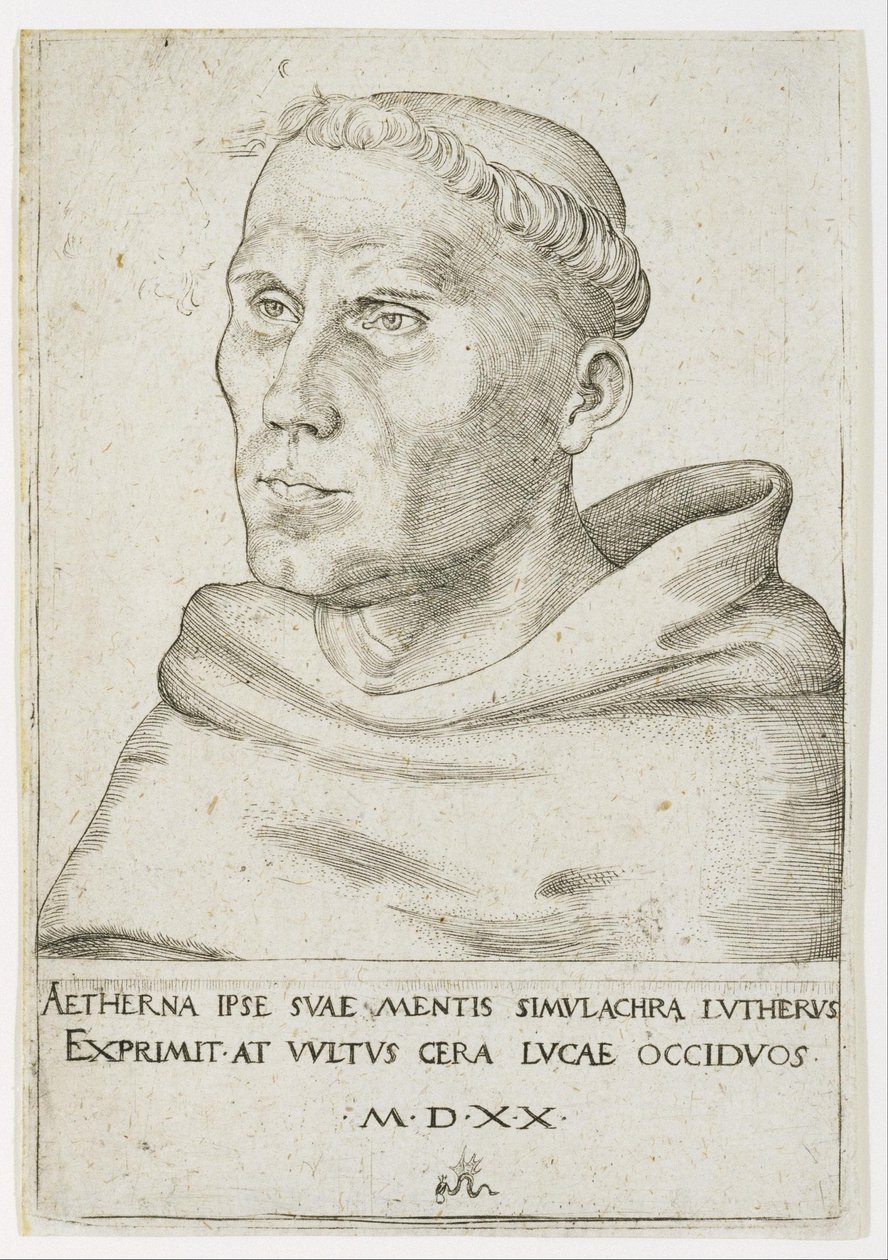 Martin Luther, Mellszobor háromnegyedben alkotó: Lucas Cranach the Elder