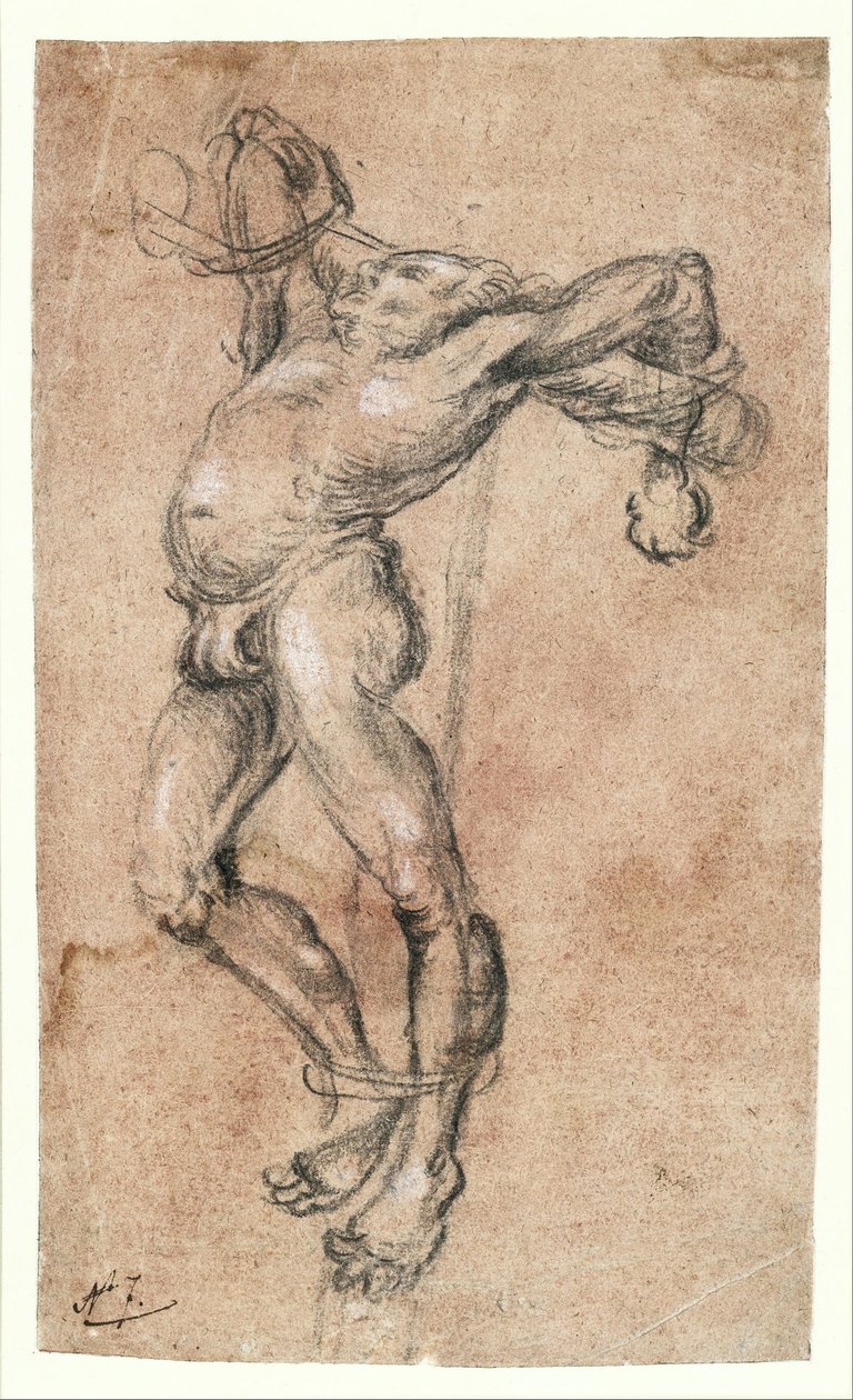 Tolvaj a kereszten, balra néző alkotó: Lucas Cranach the Elder