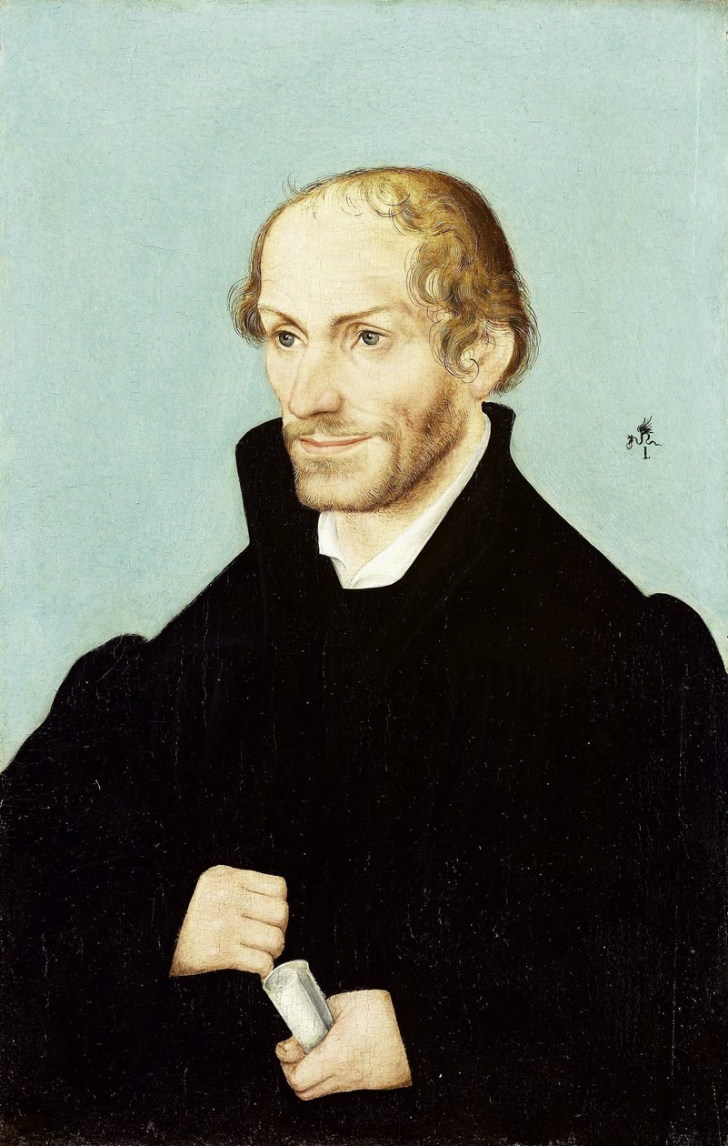 Philipp Melanchthon, a reformáció vezéralakja alkotó: Lucas Cranach (I) (workshop of)