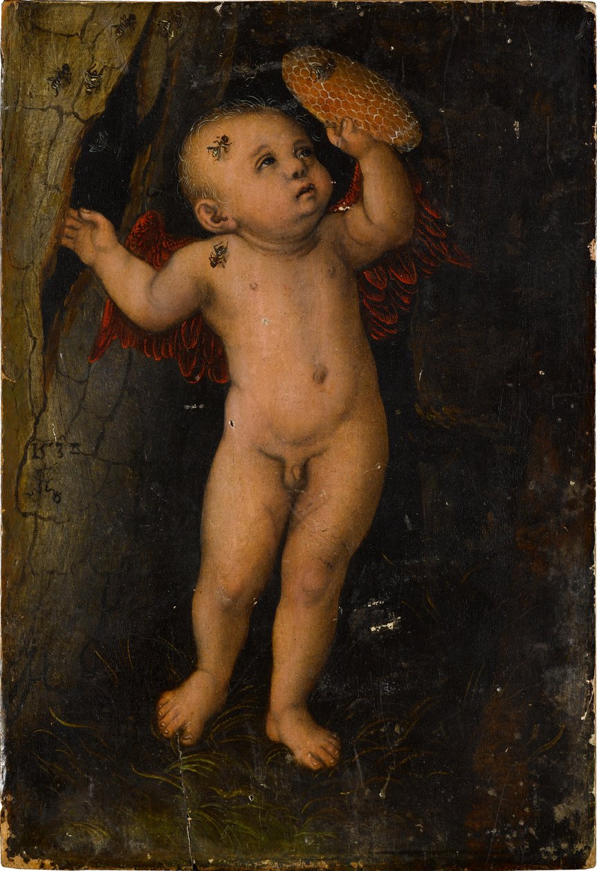Amor als Honigdieb (Fragment) alkotó: Lucas Cranach