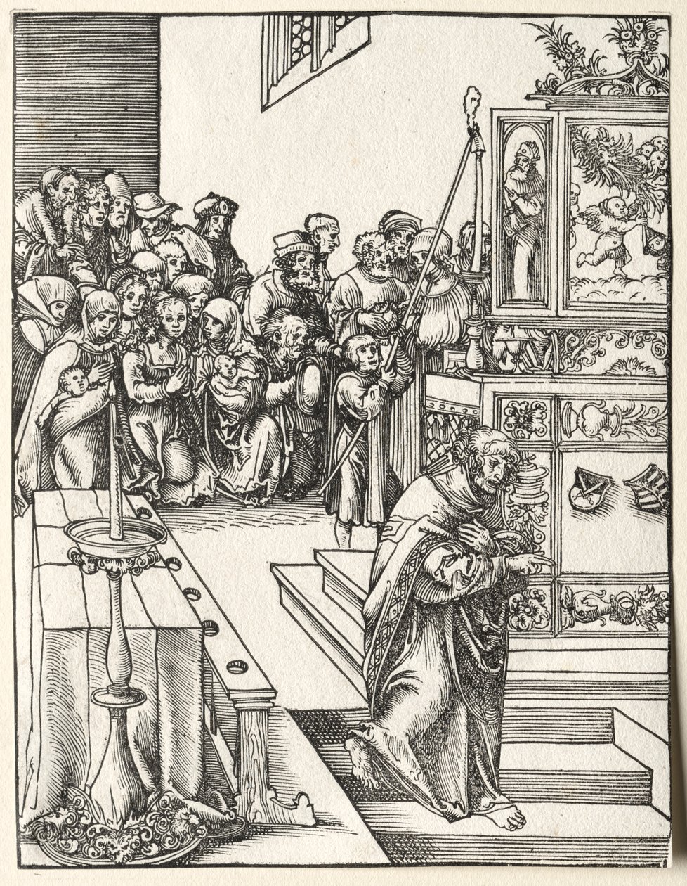 Szent János vértanúhalála alkotó: Lucas Cranach