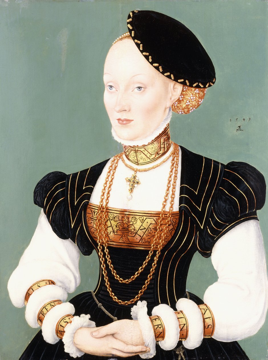 Dán Anna portréja alkotó: Lucas Cranach