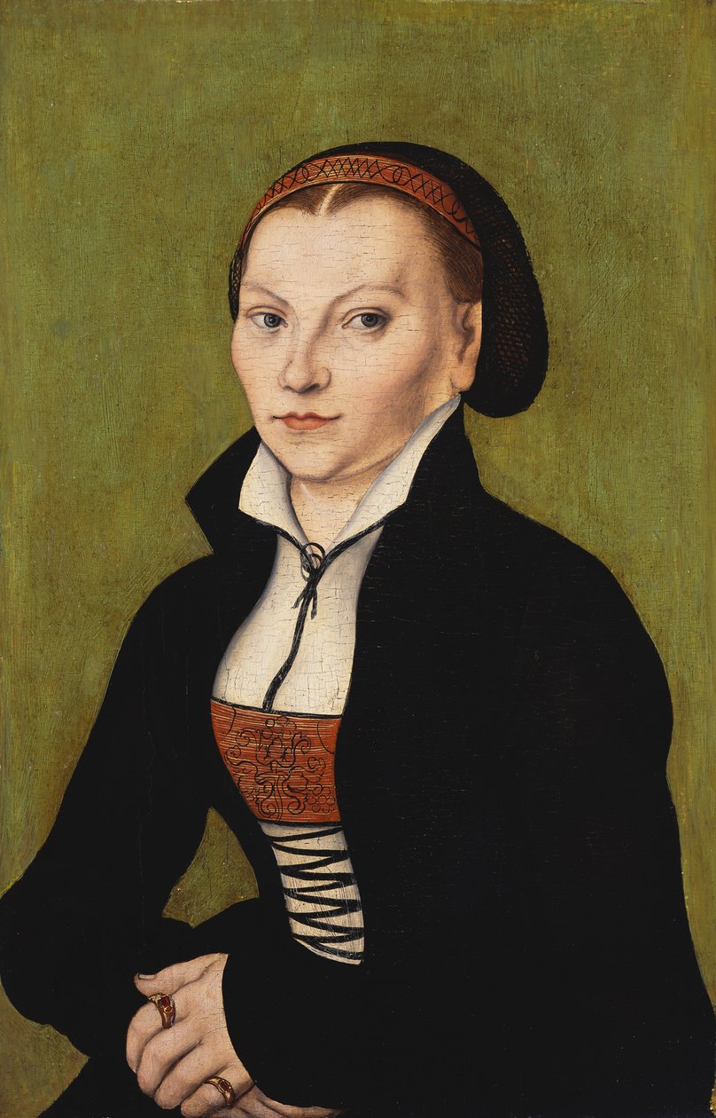 Borai Katalin portréja alkotó: Lucas Cranach