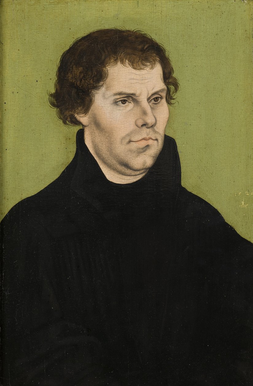 Luther Márton portréja, 1527 alkotó: Lucas Cranach the Elder