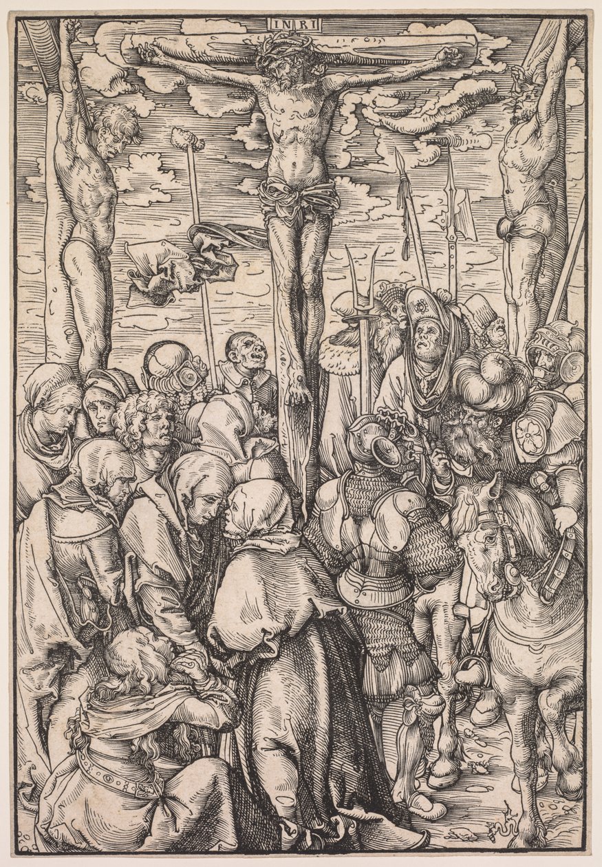 A szenvedély: keresztre feszítés alkotó: Lucas Cranach