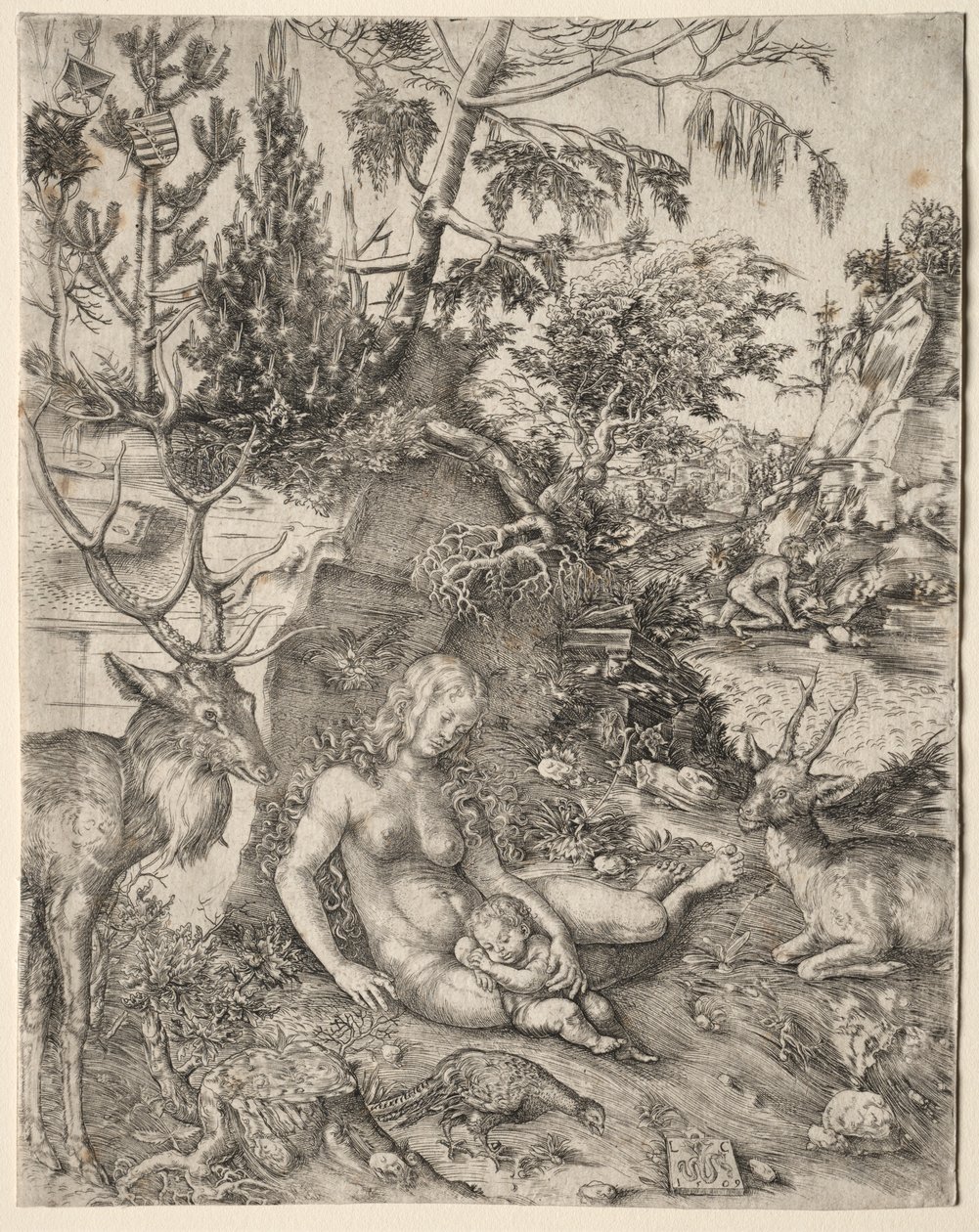Aranyszájú Szent János vezeklése alkotó: Lucas Cranach