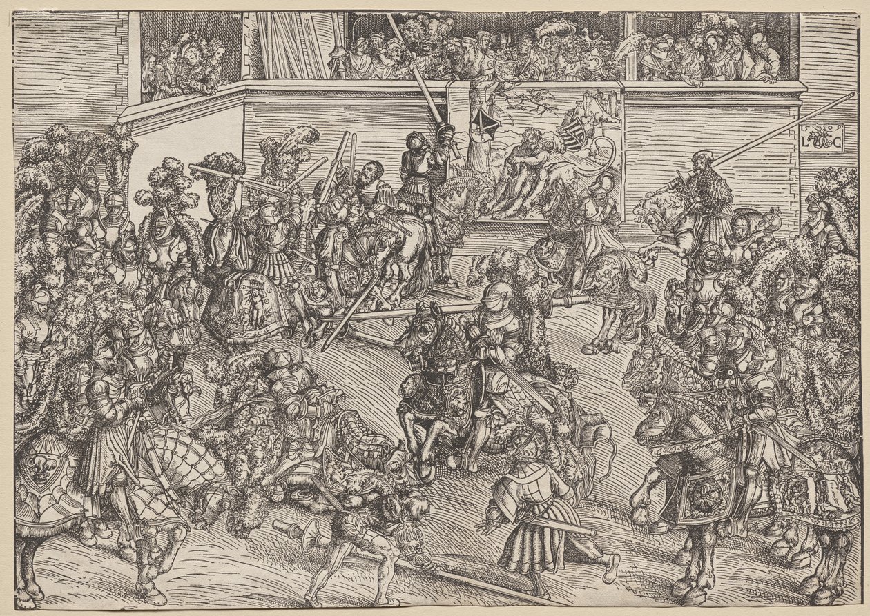 A verseny Sampsonnal és az oroszlánnal alkotó: Lucas Cranach