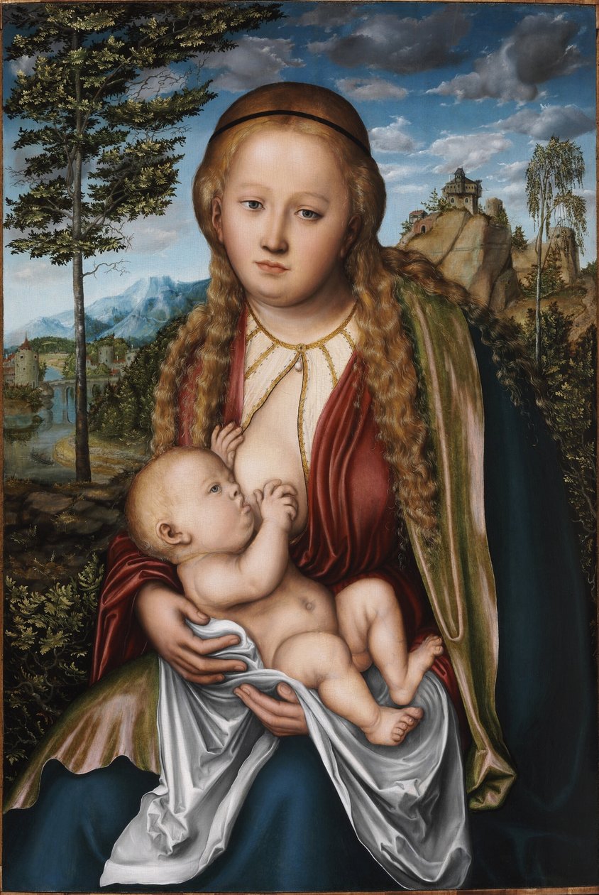A Szűz, aki szoptatja a Gyermeket – Lucas Cranach, az idősebb alkotó: Lucas Cranach