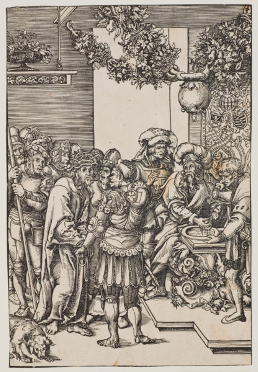 Pilátus kezet mos alkotó: Lucas Cranach d.Æ.
