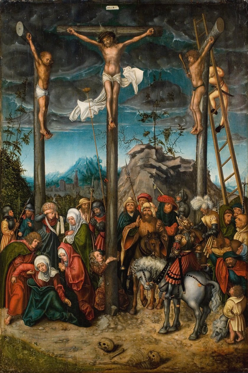 A keresztre feszítés alkotó: Lucas Cranach d.Æ.