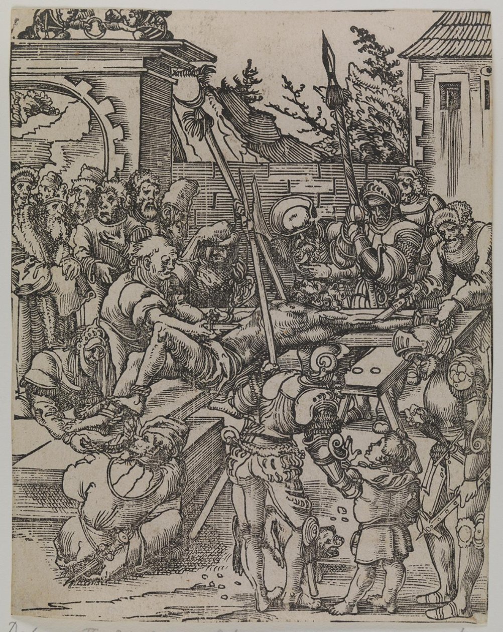 Szent Bertalan mártíromsága alkotó: Lucas Cranach d.Æ.