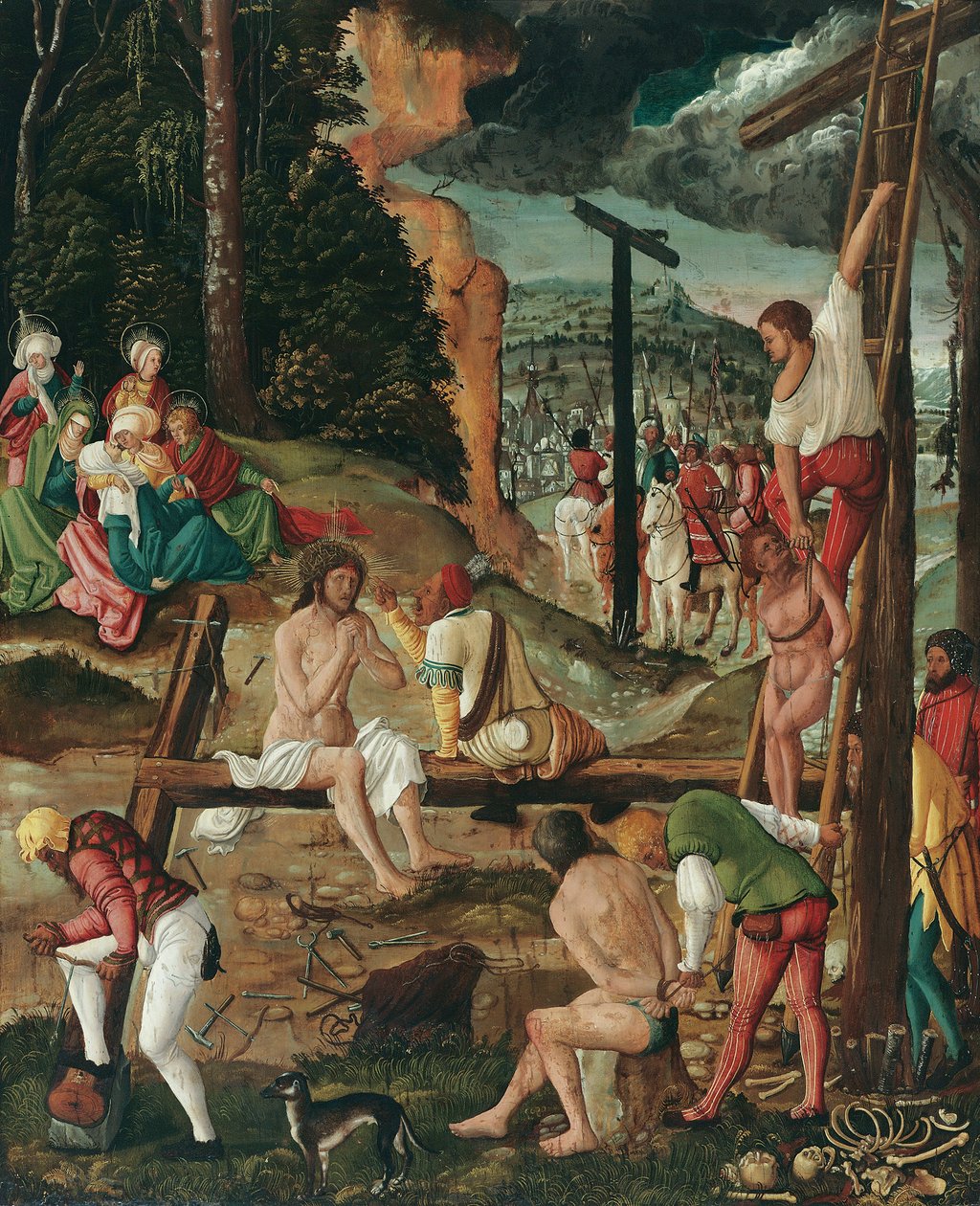 Krisztus keresztre feszítése előtt (Krisztus a nyomorúságban) alkotó: Lucas Cranach d. Ä.