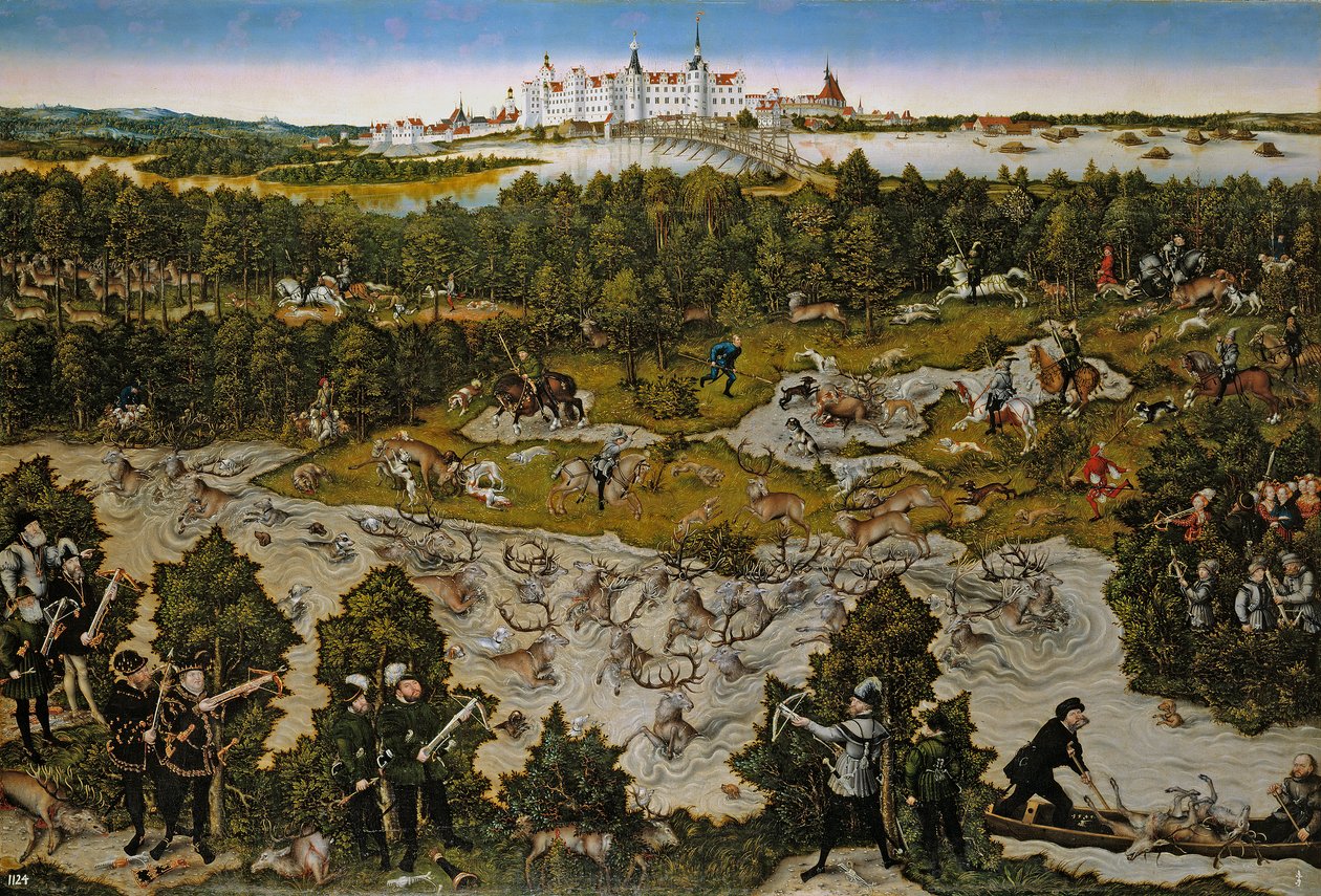 Szarvas vadászat alkotó: Lucas Cranach the Elder