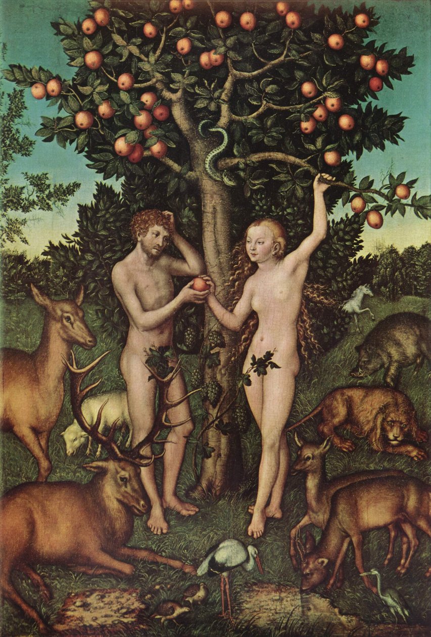 Ádám és Éva alkotó: Lucas Cranach the Elder