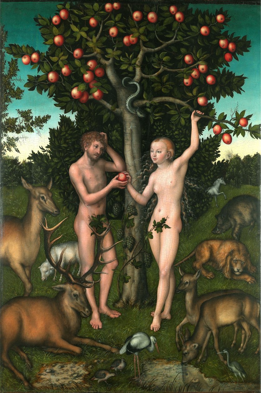 Ádám és Éva alkotó: Lucas Cranach the Elder