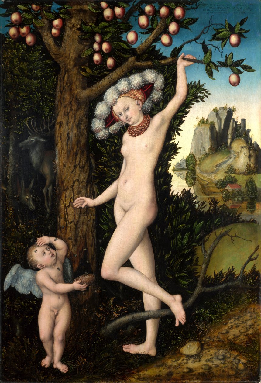 Cupido panaszkodik Vénusznak alkotó: Lucas Cranach the Elder