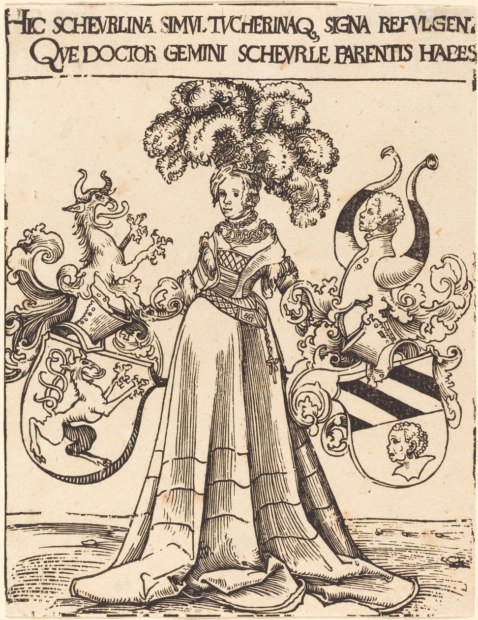 Scheurl és Tucher könyvtáblája alkotó: Lucas Cranach the Elder
