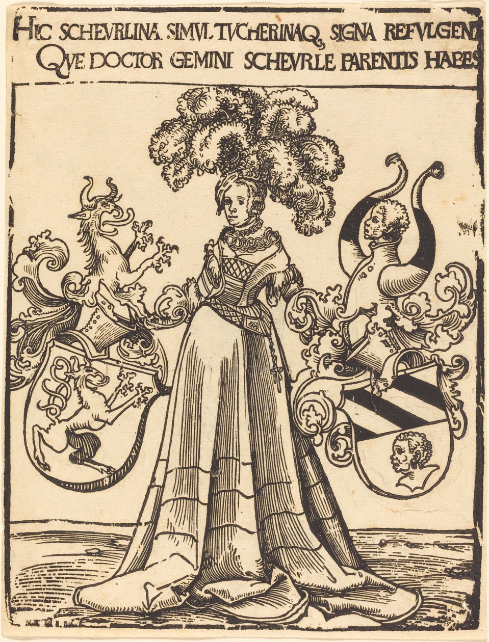 Scheurl és Tucher könyvtáblája alkotó: Lucas Cranach the Elder