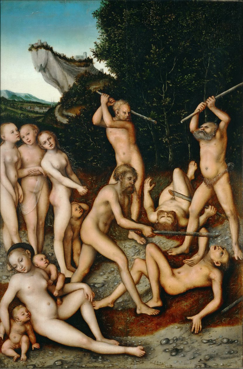 A féltékenység gyümölcsei (Az ezüstkor) alkotó: Lucas Cranach the Elder