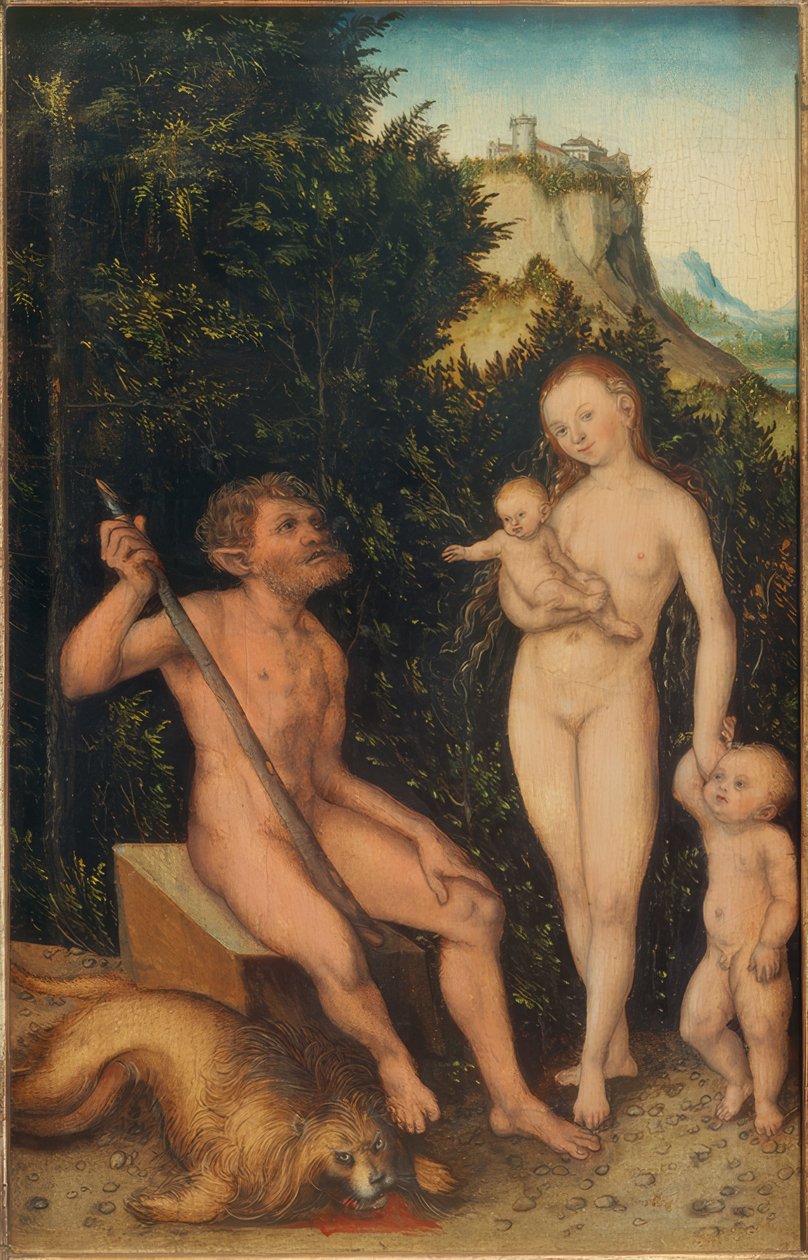 A természet embereinek családja alkotó: Lucas Cranach the Elder