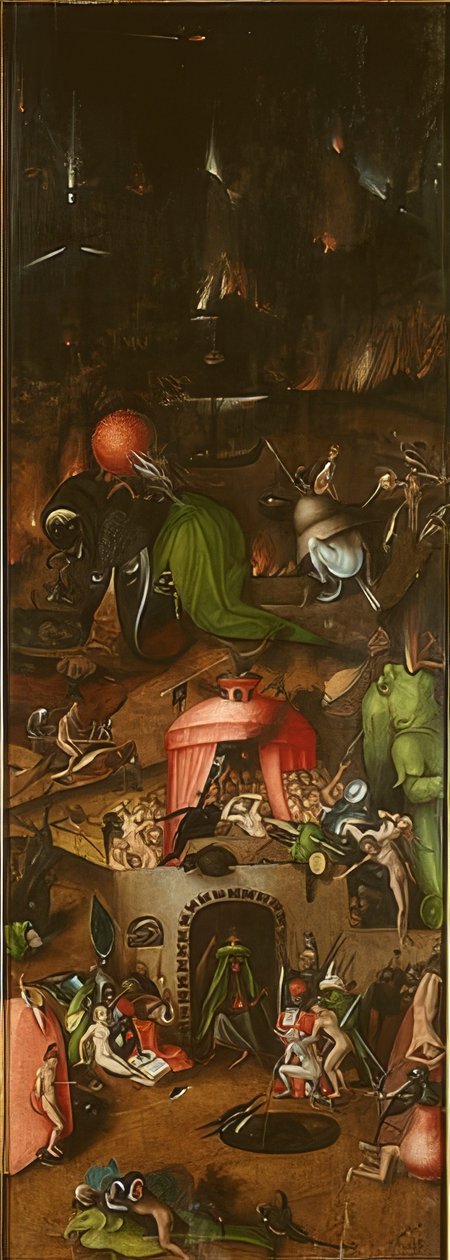 Szárnyas oltár az utolsó ítélettel. 1524 körül alkotó: Lucas Cranach the Elder