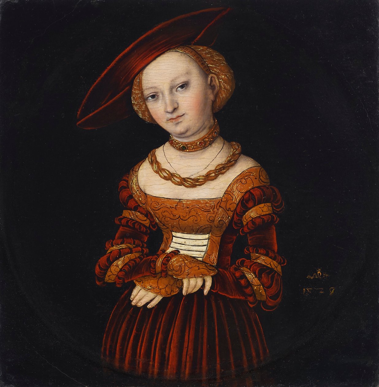 Német: Bildnis einer Dame Portrait of a Lady (Egy hölgy portréja)

























" alkotó: Lucas Cranach the Elder