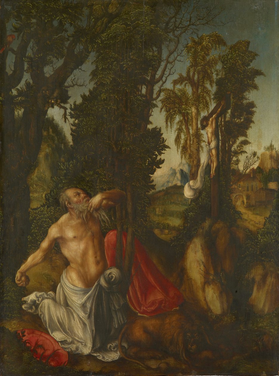 Német: Bűnbánó Szent Jeromos Bűnbánó Szent Jeromos alkotó: Lucas Cranach the Elder