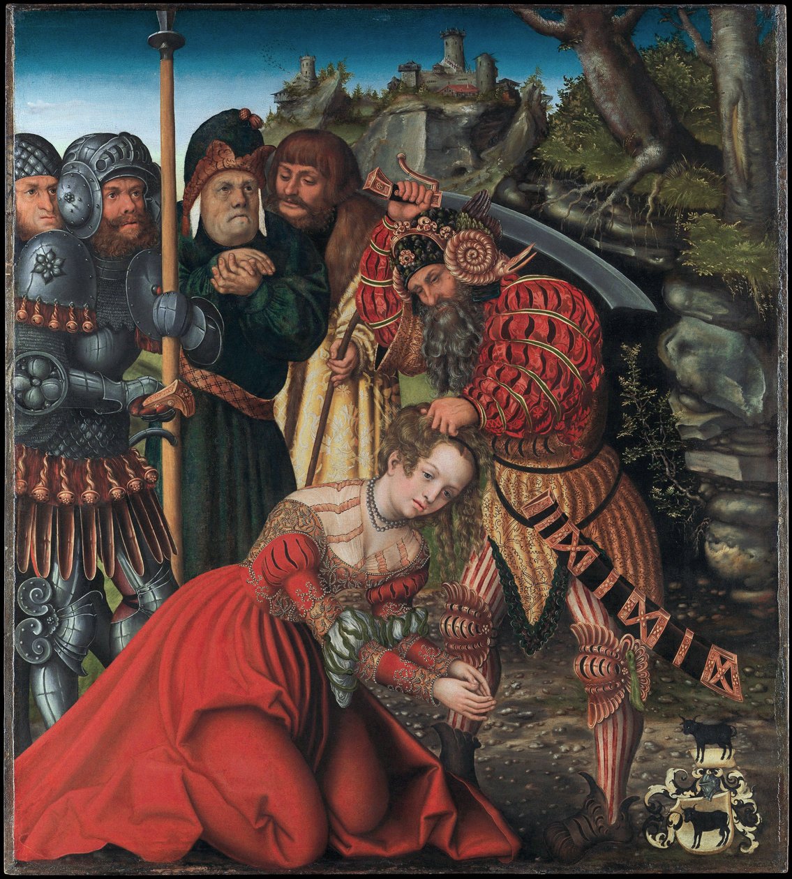 Német: Das Martyrium der Heiligen Barbara Szent Barbara mártíromsága alkotó: Lucas Cranach the Elder