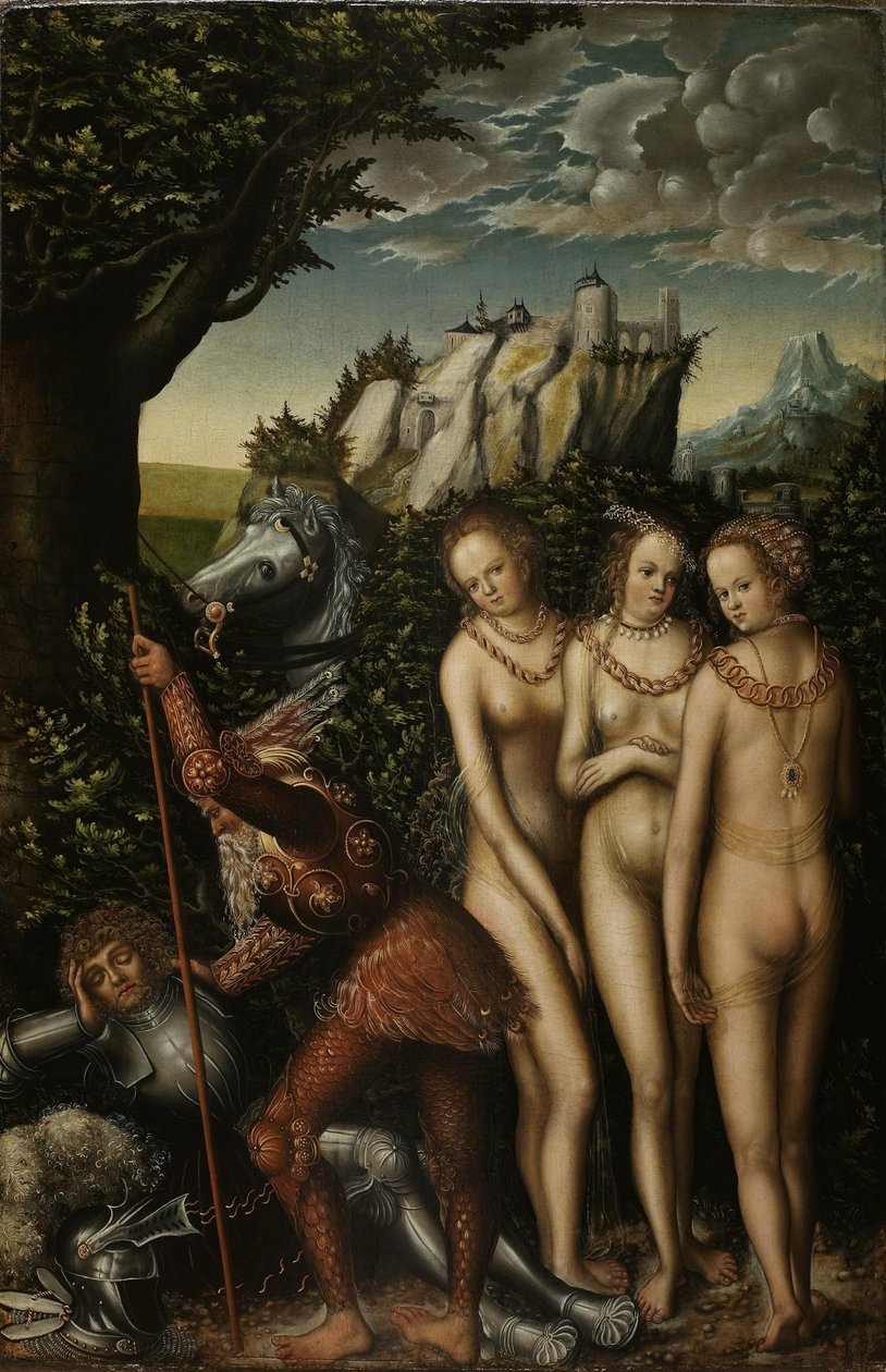 Német: Das Urteil des Paris A párizsi ítélet alkotó: Lucas Cranach the Elder