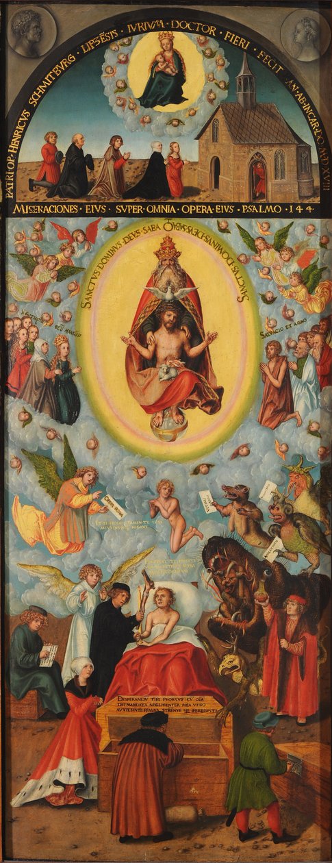 Német: Der Sterbende A haldokló ember alkotó: Lucas Cranach the Elder