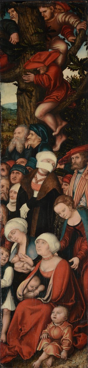 Német: Die Predigt Johannes des Täufers Keresztelő János prédikációja alkotó: Lucas Cranach the Elder
