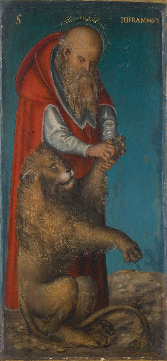 Német: Hl. Hieronymus Szent Jeromos alkotó: Lucas Cranach the Elder