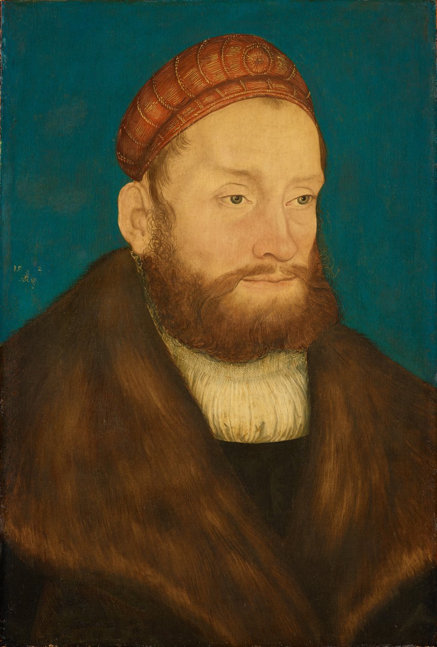 Németül:  Kulmbach (1481-1527) portré Brandenburg-Kulmbach-i Casimir brandenburgi kasimir márkija alkotó: Lucas Cranach the Elder