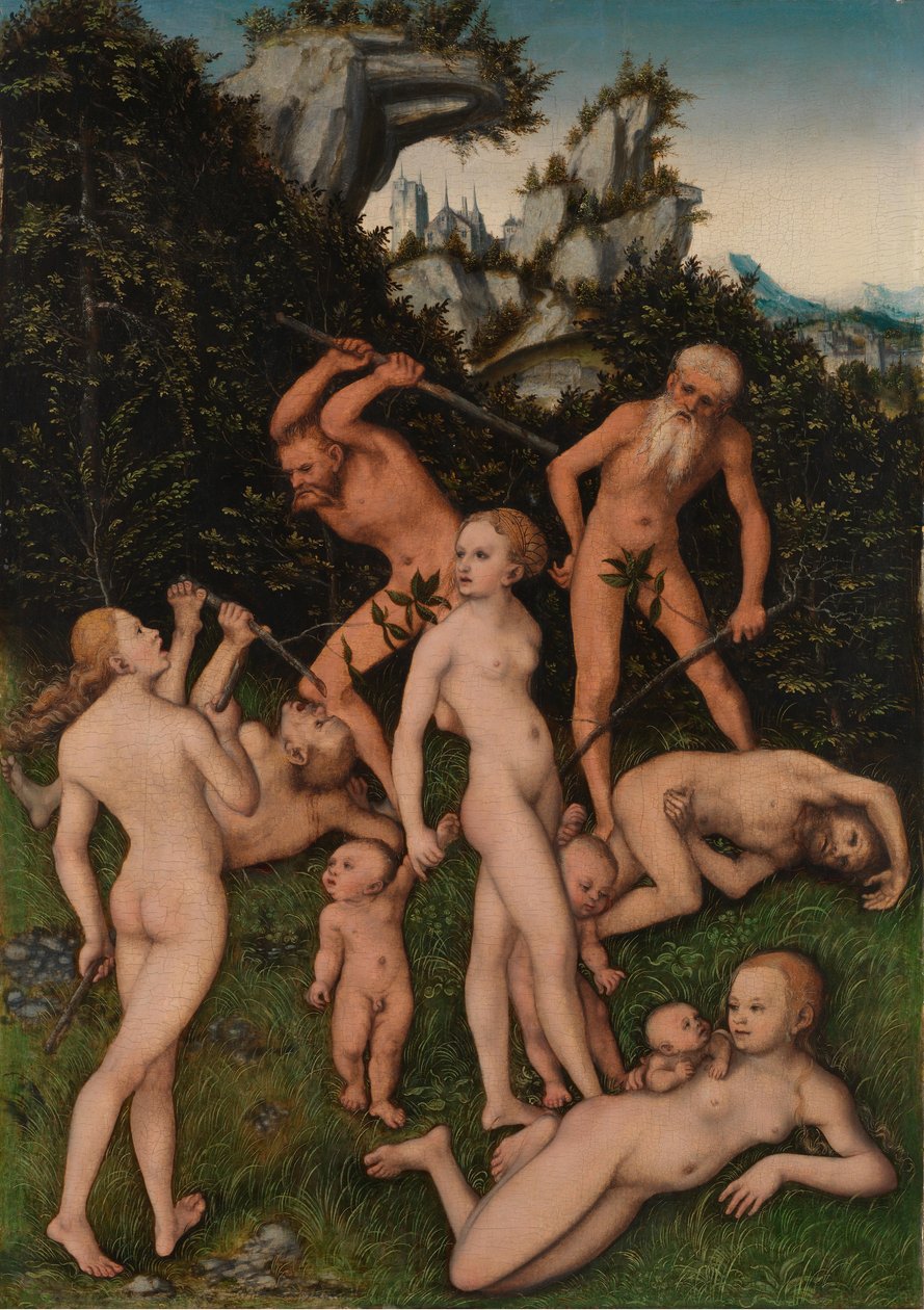 Német: Primitives Volk A féltékenység gyümölcsei (Az ezüstkorszak vége) alkotó: Lucas Cranach the Elder