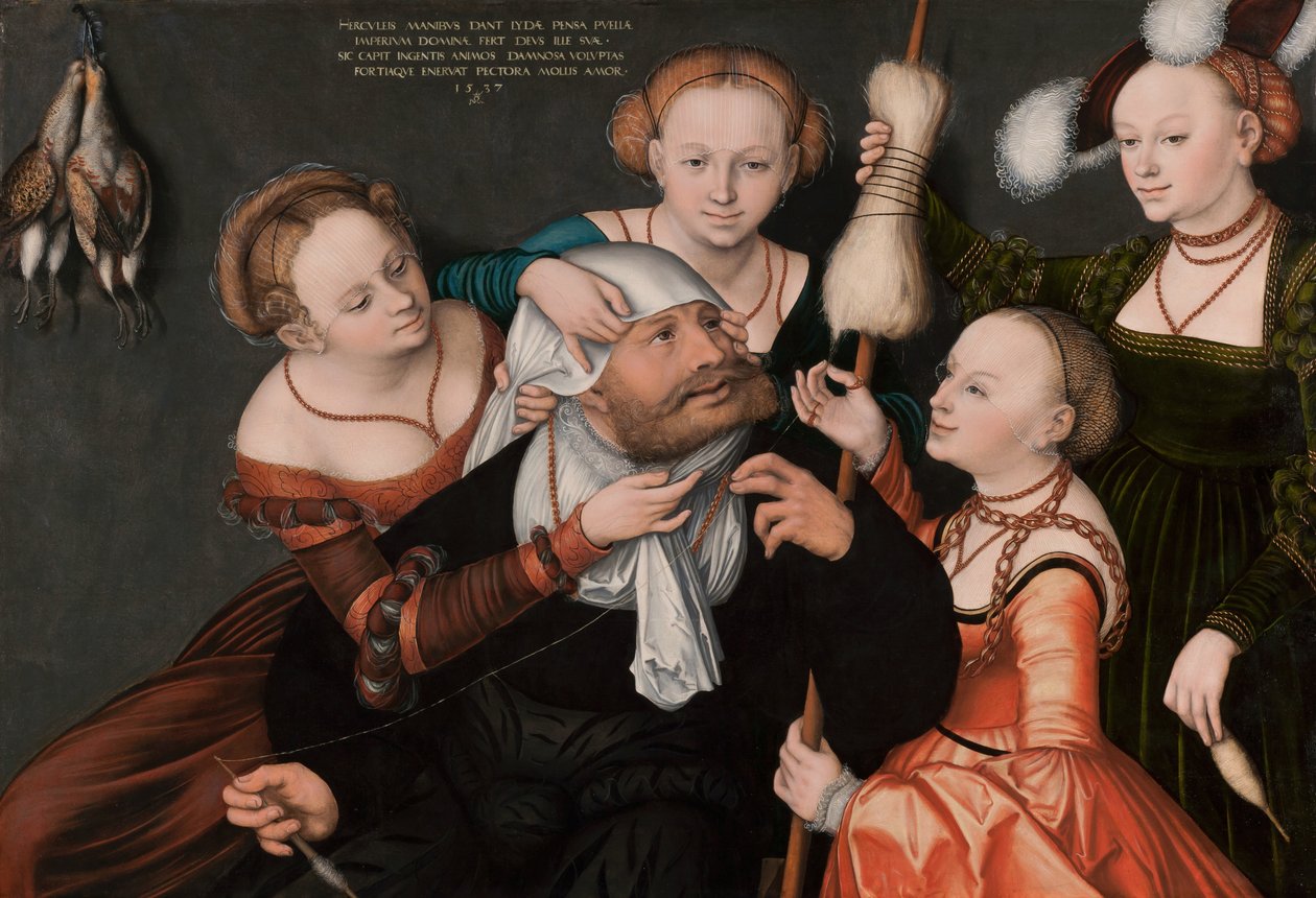 Herkules és Omphale, 1537 alkotó: Lucas Cranach the Elder